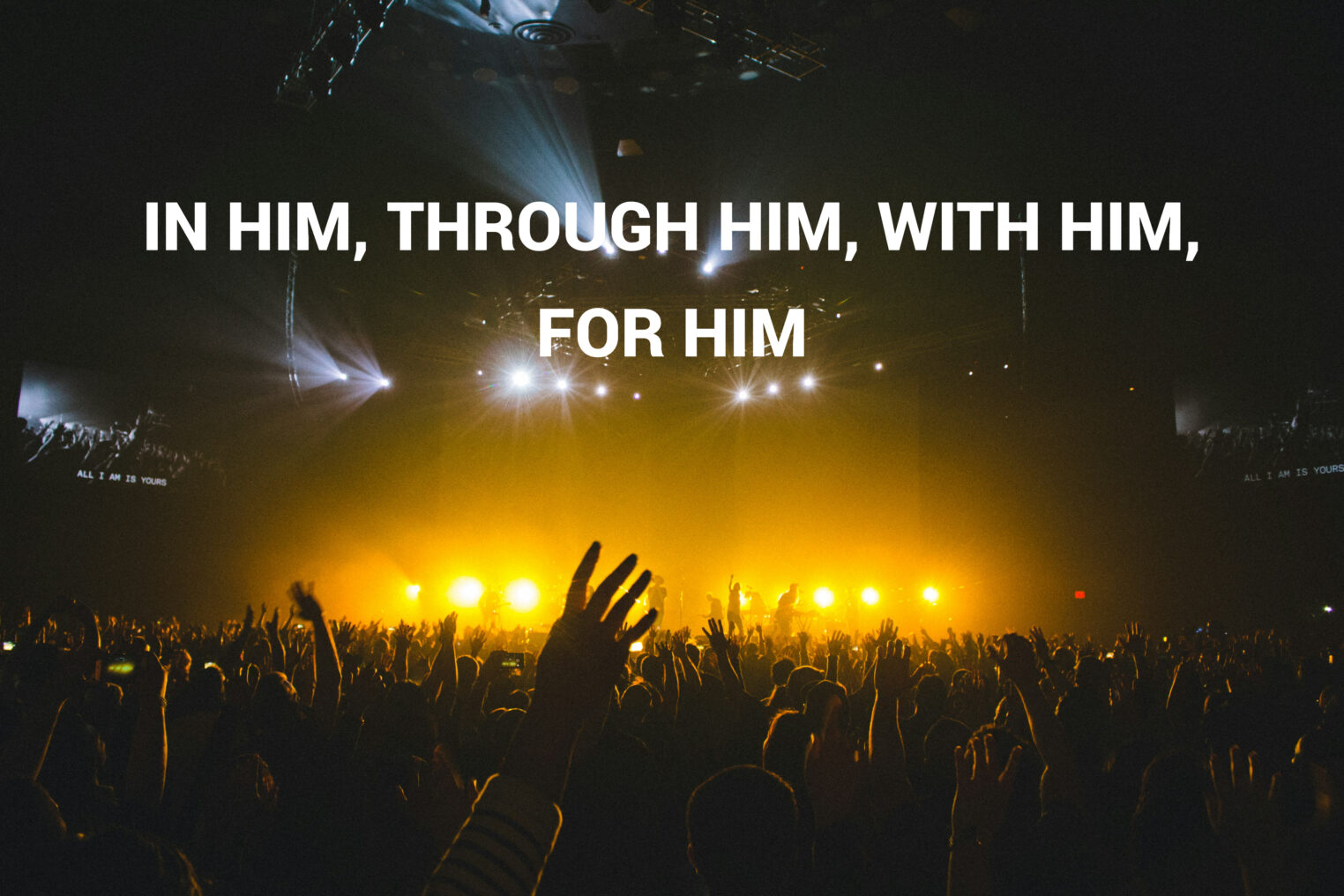 IN HIM, THROUGH HIM, WITH HIM, FOR HIM _ DR TIMOTHY SNG